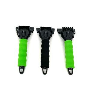 Bundle 3 Hoppy Small Ice Scraper Chipper Combo W/ Grip Handle Stocking Stuffer